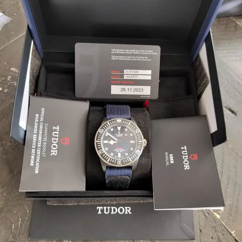 Tudor Pelagos 25707KN 42mm Carbon fiber Blue 7