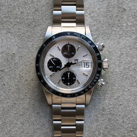 Tudor Oysterdate Big Block 79160 40mm Stainless steel Silver