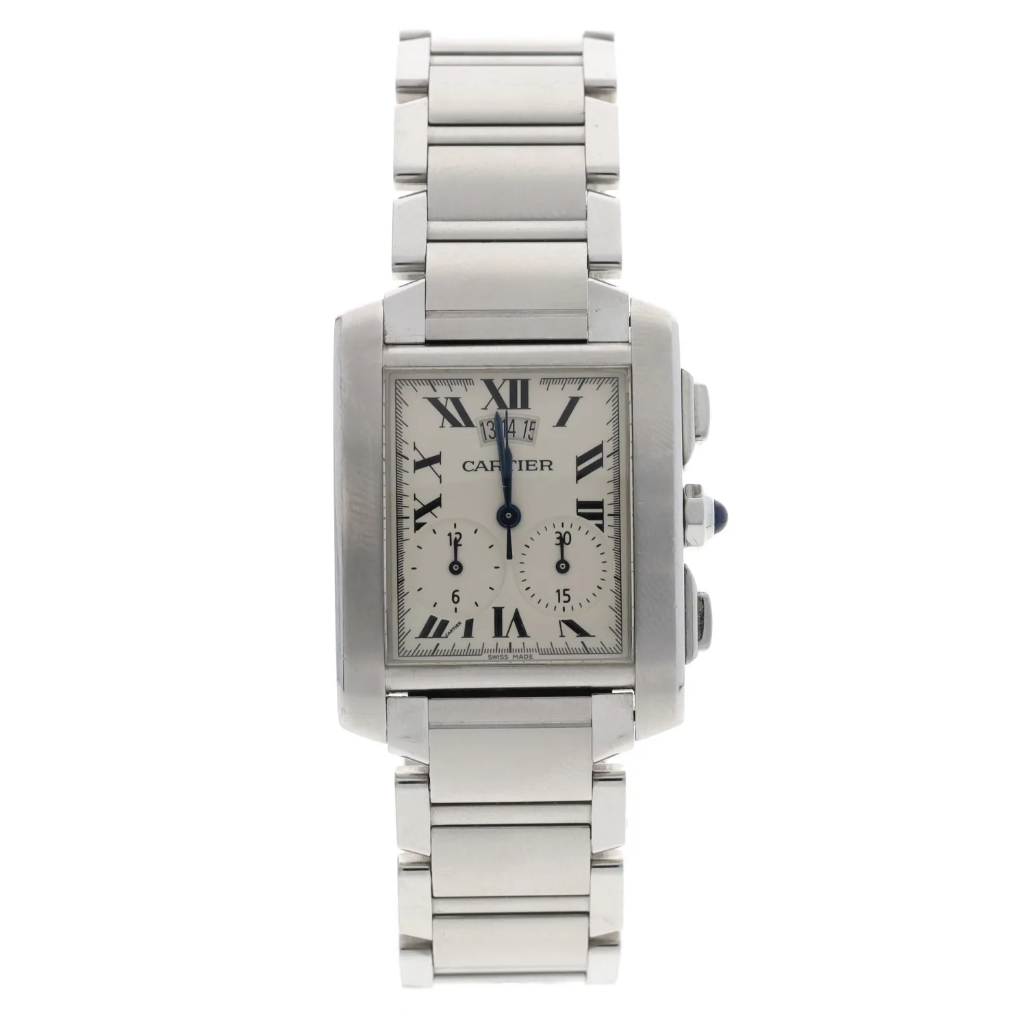 Cartier Tank Française 2653 28mm Stainless steel Silvered