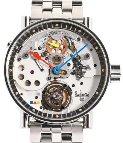 Alain Silberstein TF01 38mm Stainless steel Skeletonized