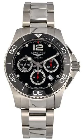 Longines HydroConquest L3.883.4 43mm Stainless steel Black