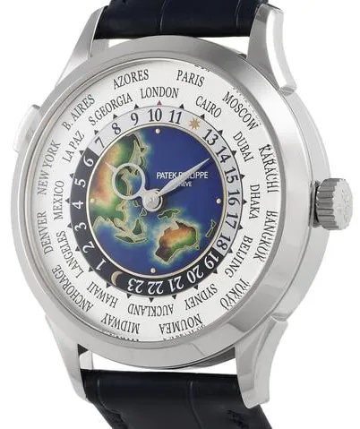 Patek Philippe World Time 5231G-001 38.5mm White gold White