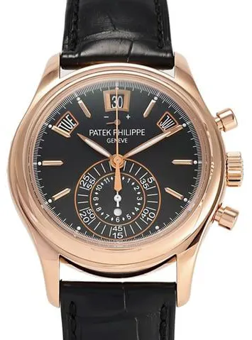 Patek Philippe Annual Calendar Chronograph 5960R-012 40.5mm Rose gold Black