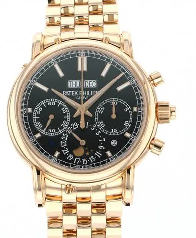 Patek Philippe Perpetual Calendar Split-Seconds Chronograph 5204/1R-001 40mm Rose gold Black