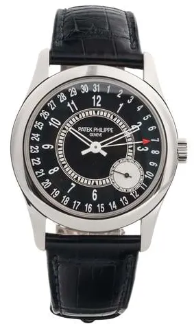 Patek Philippe Calatrava 6006G-001 39mm White gold Black 3