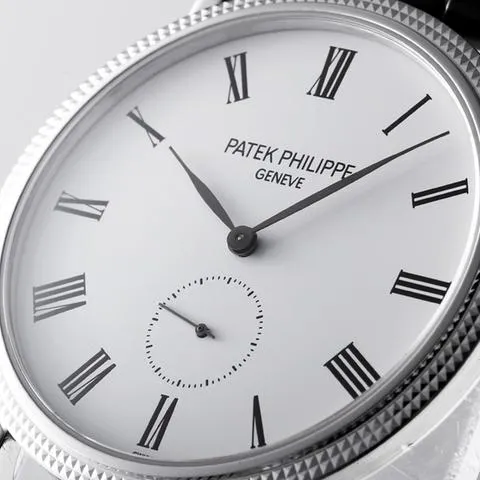 Patek Philippe Calatrava 5119G-001 36mm White gold White 5