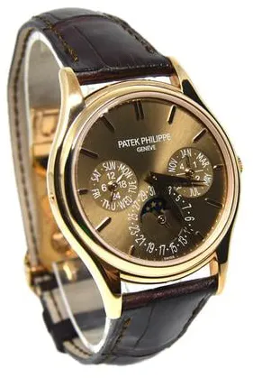 Patek Philippe Perpetual Calendar 5140R-001 37mm Rose gold Brown 2