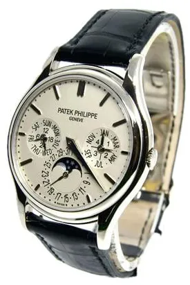 Patek Philippe Perpetual Calendar 5140G-001 37mm White gold Black 1