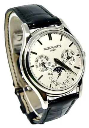 Patek Philippe Perpetual Calendar 5140G-001 37mm White gold Black 2