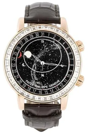 Patek Philippe Celestial 6104R 44mm Rose gold Black