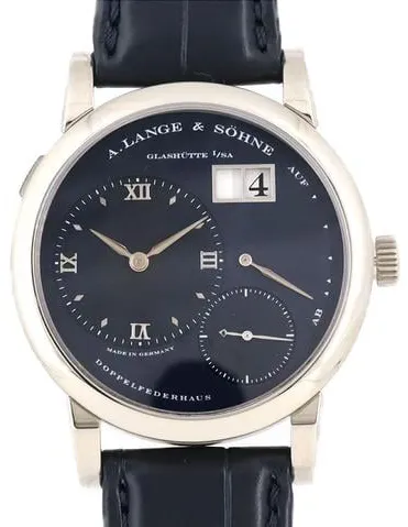 A. Lange & Söhne Lange 1 101.027 38.5mm White gold Blue