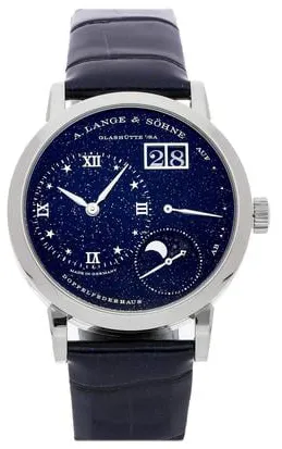 A. Lange & Söhne Lange 1 182.086 36mm White gold Blue