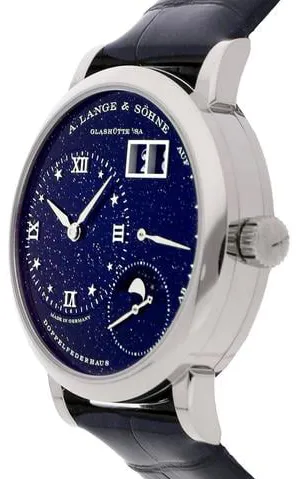 A. Lange & Söhne Lange 1 182.086 36mm White gold Blue 1