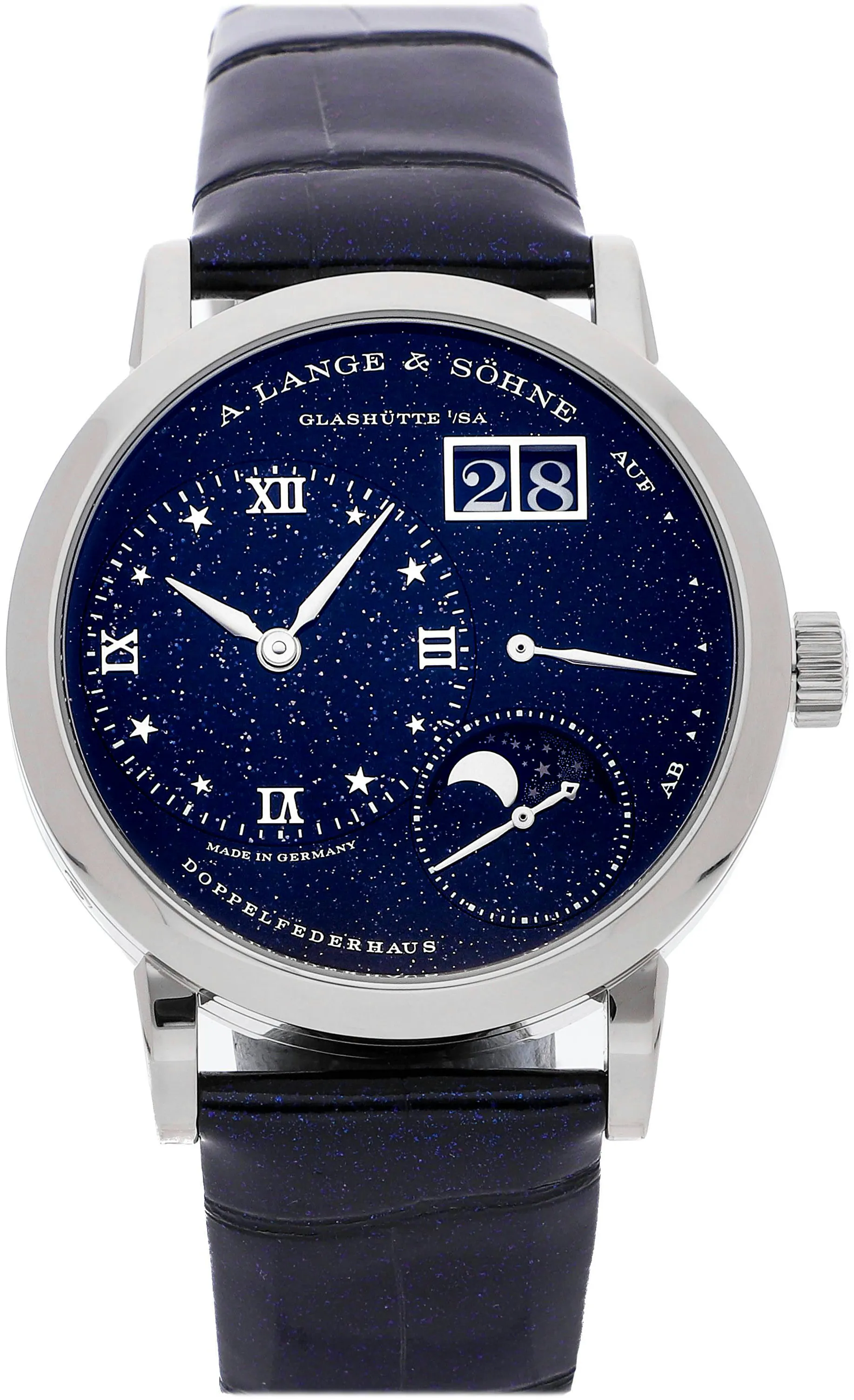 A. Lange & Söhne Lange 1 182.086 36mm White gold Blue