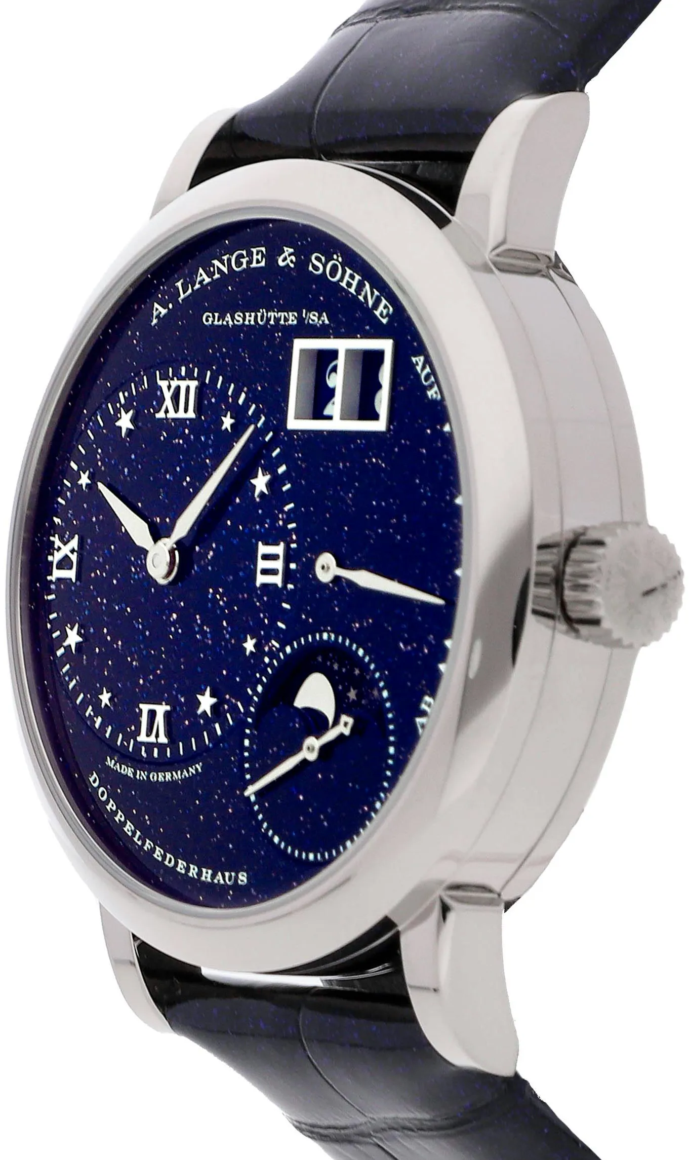 A. Lange & Söhne Lange 1 182.086 36mm White gold Blue 1