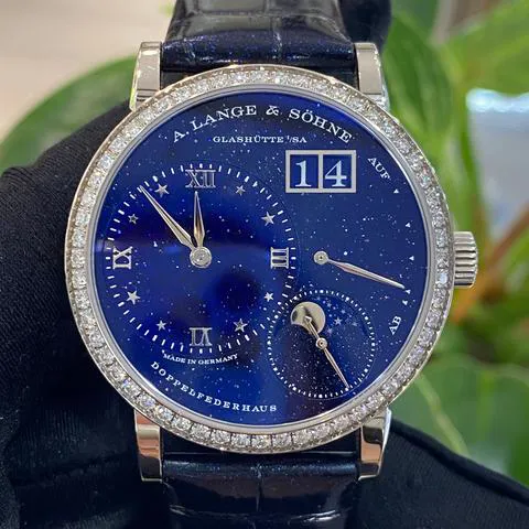 A. Lange & Söhne Lange 1 182.886 36.1mm White gold Blue