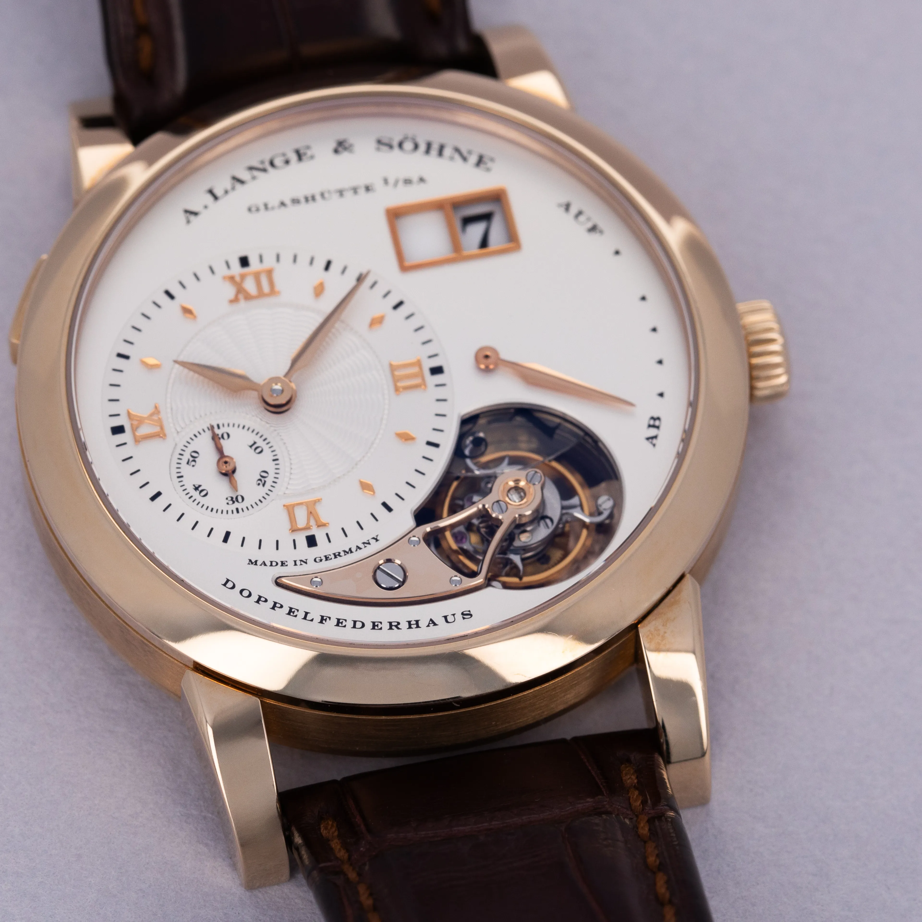 A. Lange & Söhne Lange 1 722.050 38.5mm 18k Gold Silver 1