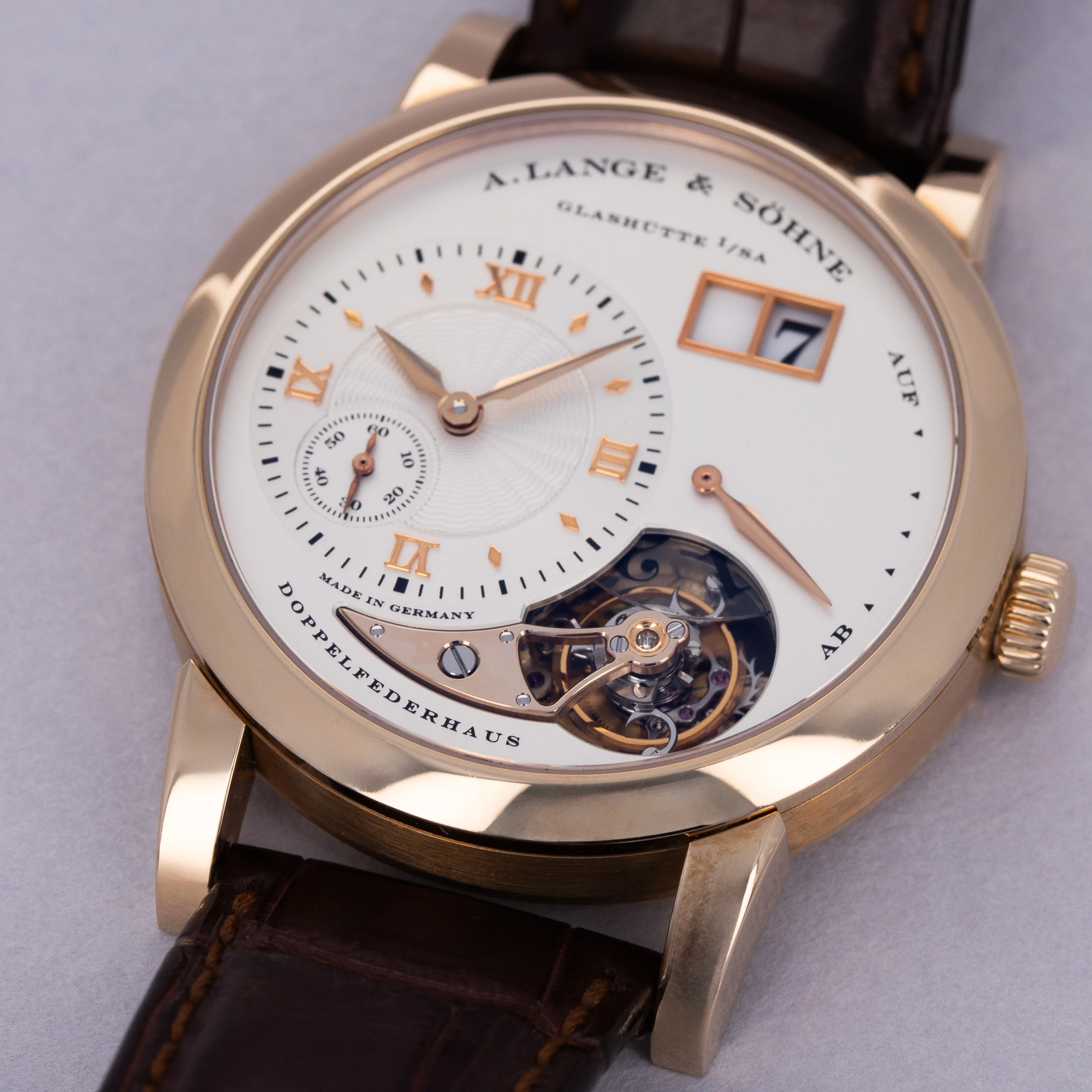 A. Lange & Söhne Lange 1 722.050 38.5mm 18k Gold Silver 2