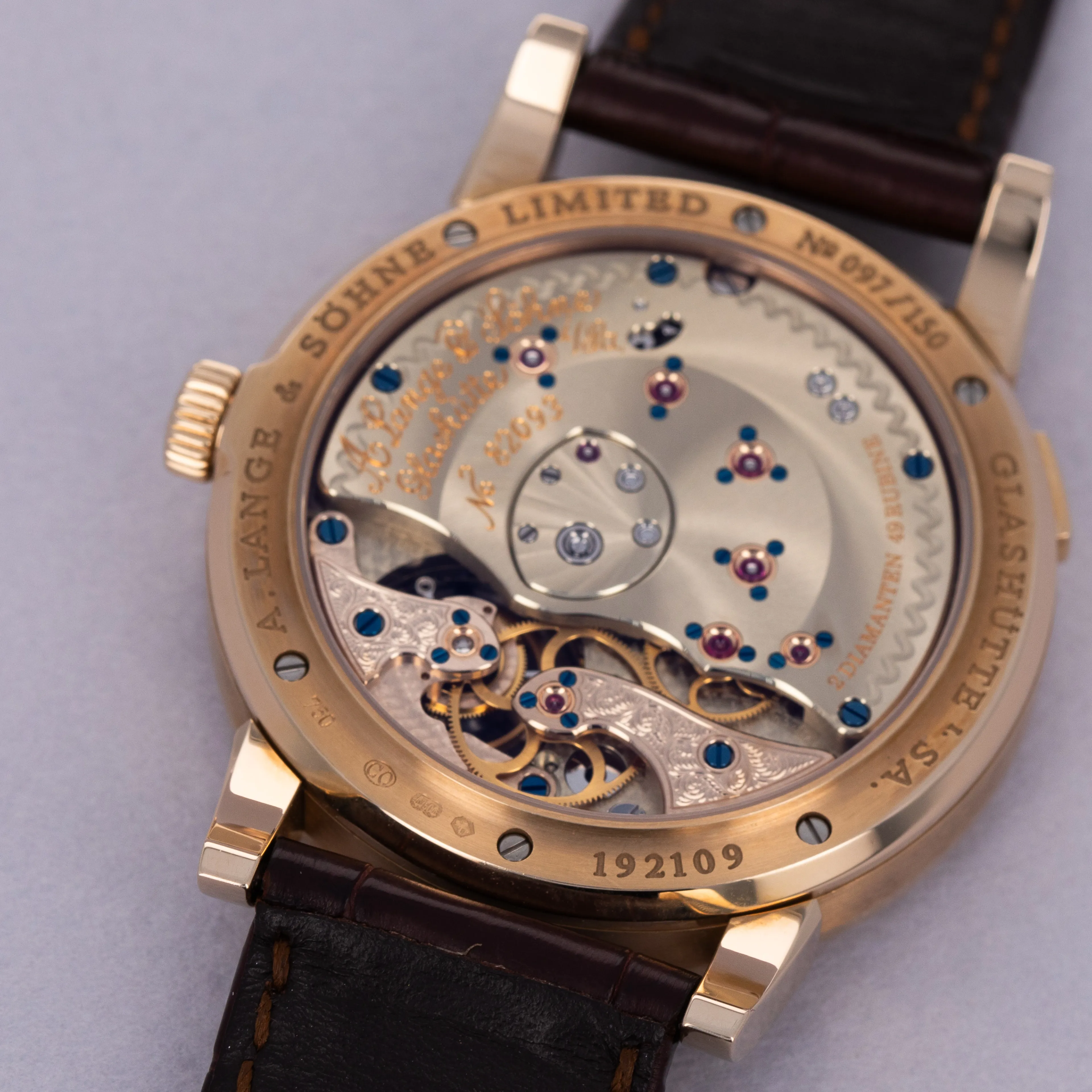 A. Lange & Söhne Lange 1 722.050 38.5mm 18k Gold Silver 4