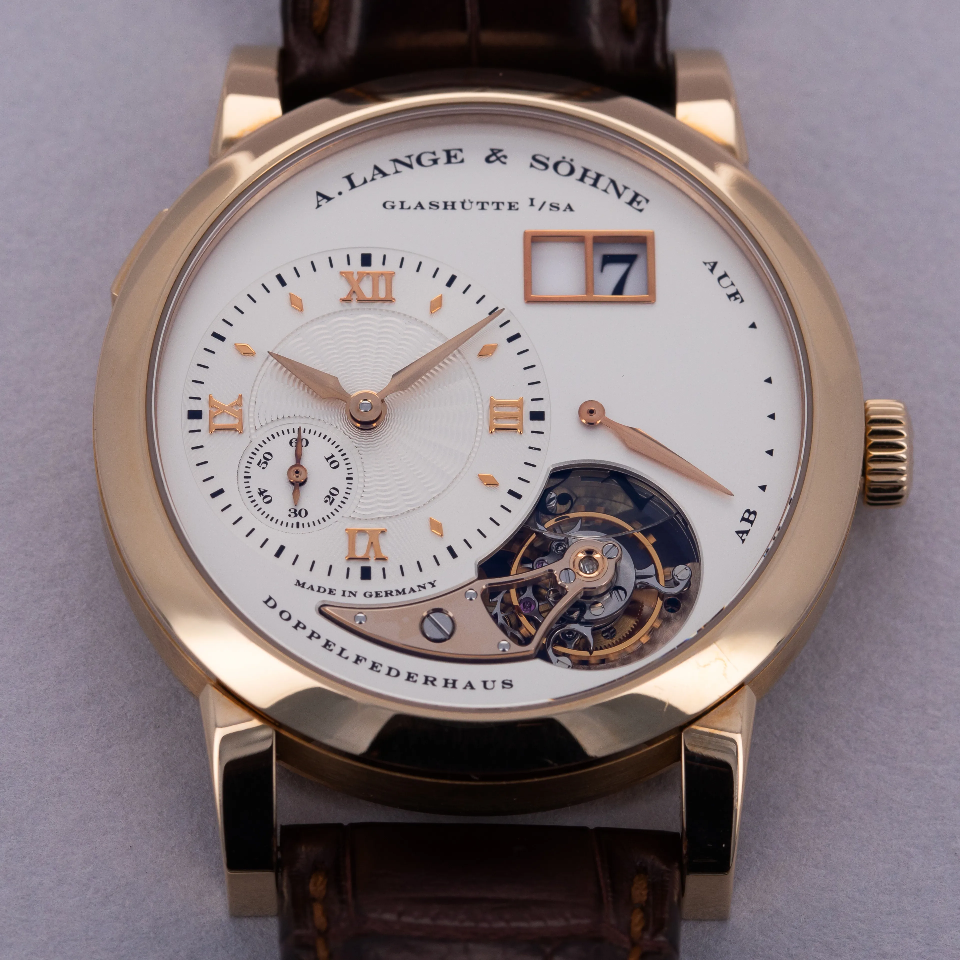 A. Lange & Söhne Lange 1 722.050 38.5mm 18k Gold Silver 11