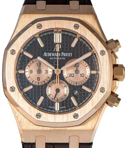 Audemars Piguet Royal Oak 26331OR.OO.D821CR.01 41mm Rose gold Brown