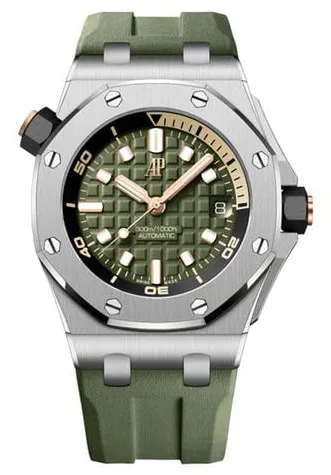 Audemars Piguet Royal Oak Offshore Diver 15720ST.OO.A052CA.01 42mm Stainless steel Green