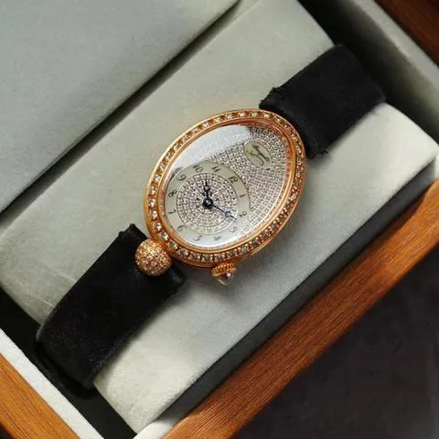 Breguet Reine de Naples 8928BR/8D/844.DD0D 33mm Rose gold Silver