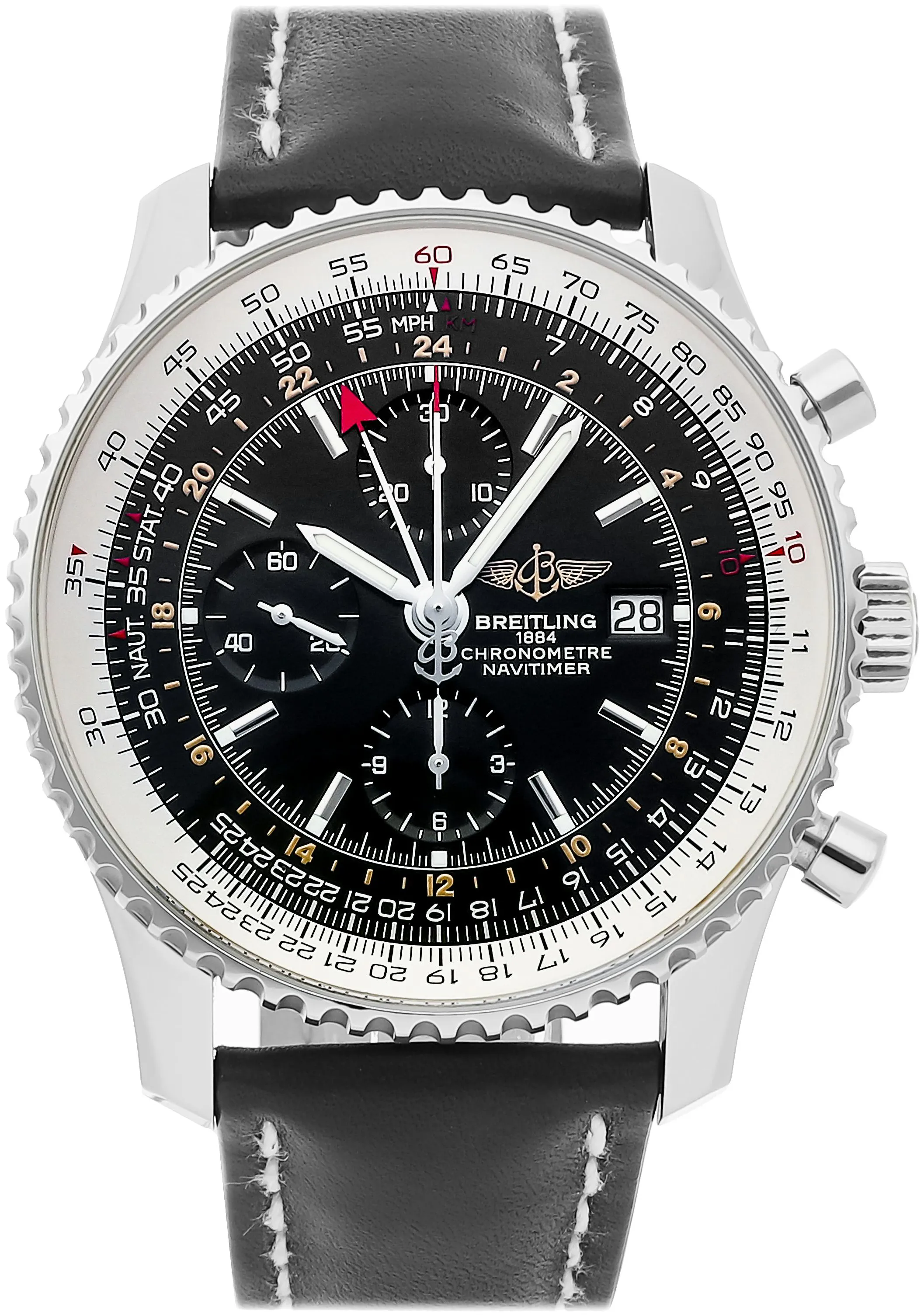 Breitling Navitimer A2432212/B726 46mm Stainless steel Black