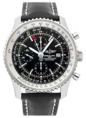 Breitling Navitimer World A2432212/B726 46mm Stainless steel Black