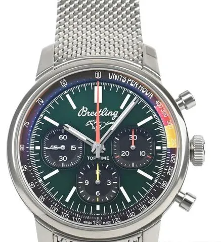 Breitling Top Time AB01762A1L1A1 41mm Stainless steel Green 2