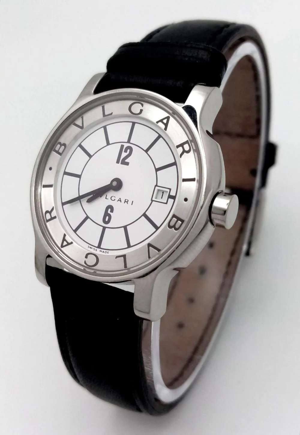 Bulgari Solotempo 30mm Stainless steel 1