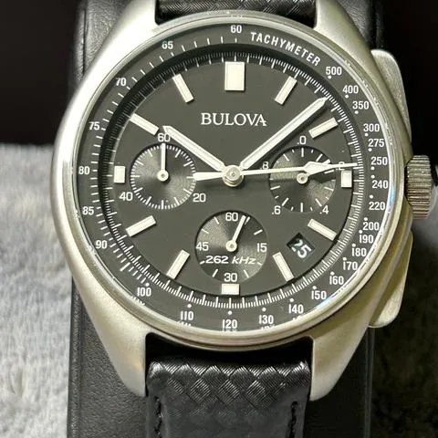 Bulova Lunar Pilot 96B251 45mm Stainless steel Black