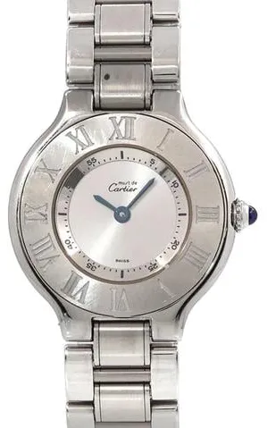 Cartier 21 Must de Cartier W10109T2 28mm Stainless steel Silver