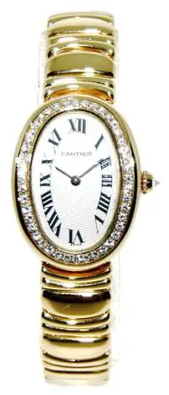 Cartier Baignoire 1954 31mm Yellow gold Champagne