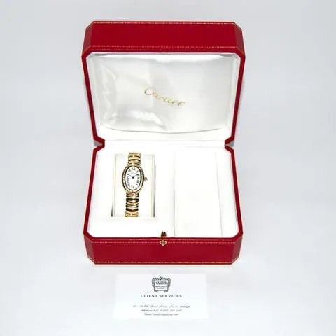 Cartier Baignoire 1954 31mm Yellow gold Champagne 4