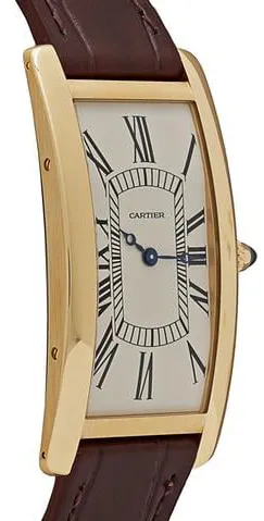 Cartier Baignoire WGTA0057 23mm Yellow gold Beige 2