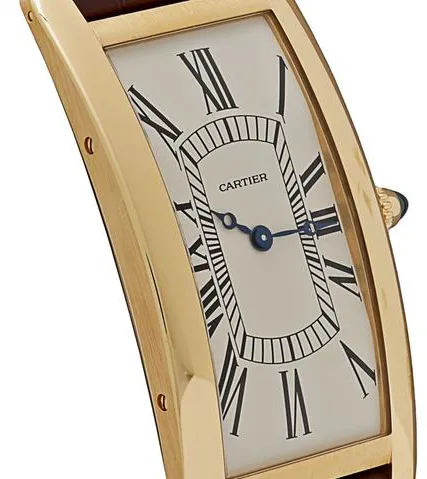 Cartier Baignoire WGTA0057 23mm Yellow gold Beige 4