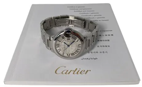 Cartier Ballon Bleu W6920071 33mm Stainless steel White 1