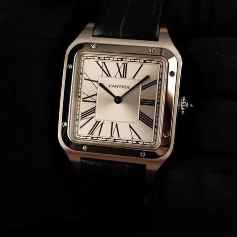 Cartier Santos Dumont WSSA0032 46.5mm Stainless steel Silber,