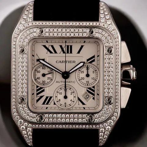 Cartier Santos W20090X8 41mm Stainless steel Silver