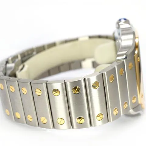 Cartier Santos W2SA0016 35mm Yellow gold and Stainless steel Silver 2