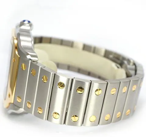 Cartier Santos W2SA0016 35mm Yellow gold and Stainless steel Silver 4