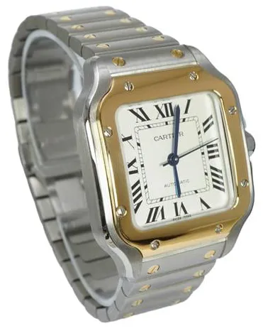 Cartier Santos W2SA0016 35mm Yellow gold and Stainless steel Silver 8