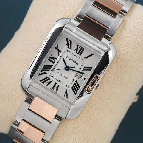 Cartier Tank Anglaise W5310037 29.8mm Yellow gold and Stainless steel Silver 1