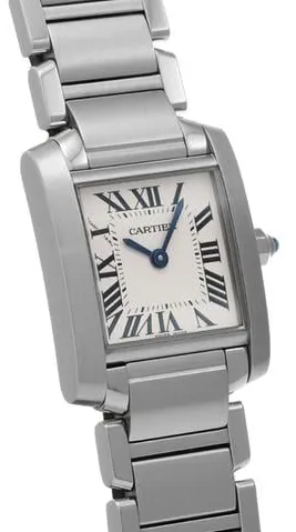 Cartier Tank Française W51008Q3 20mm Stainless steel Silver 2