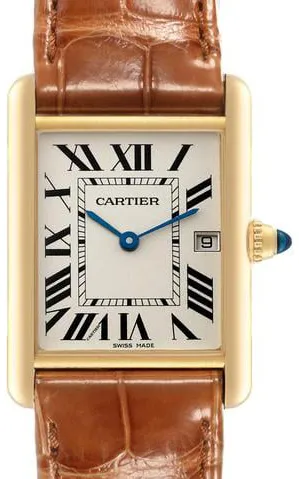 Cartier Tank Louis Cartier W1529756 25mm Yellow gold Silver