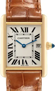 Cartier Tank Louis W1529756 Yellow gold Silver