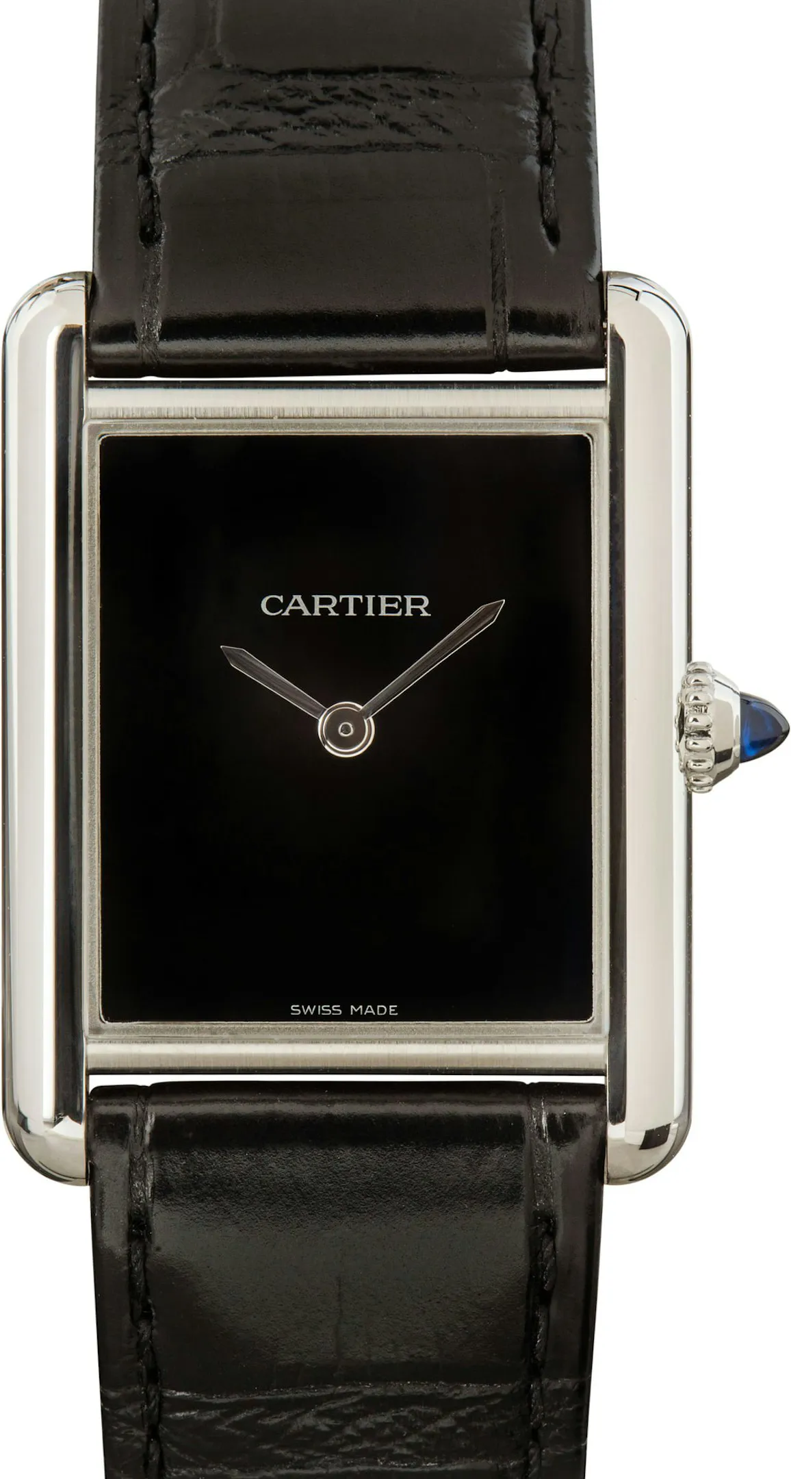 Cartier Tank Must WSTA0072 25mm Stainless steel Black