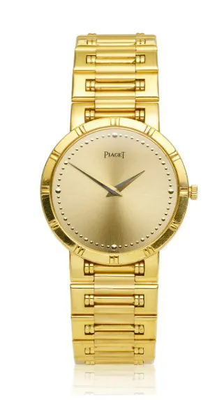 Piaget Dancer 84023 31mm 18ct Gold Sunburst gold