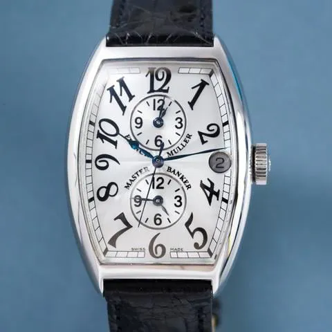 Franck Muller Master Banker 5850 MB 32mm Stainless steel White